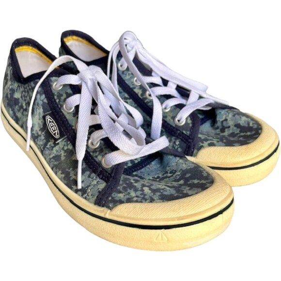 Keen Elsa Lite Canvas Sneakers - Blue Nights - 8 - Picture 1 of 13